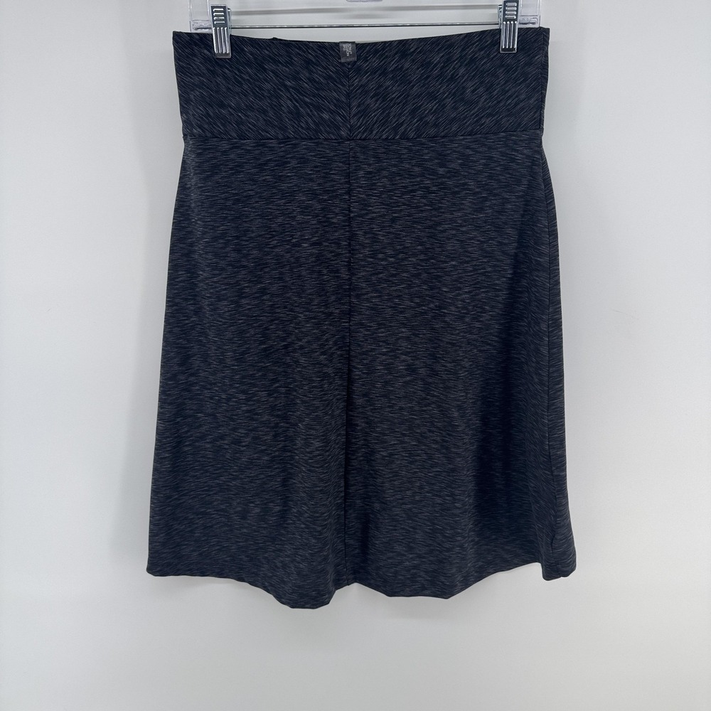 The North Face Skirt Womens Small Gray Wrap Hi-Low Knit Drawstring Jersey Outdoo